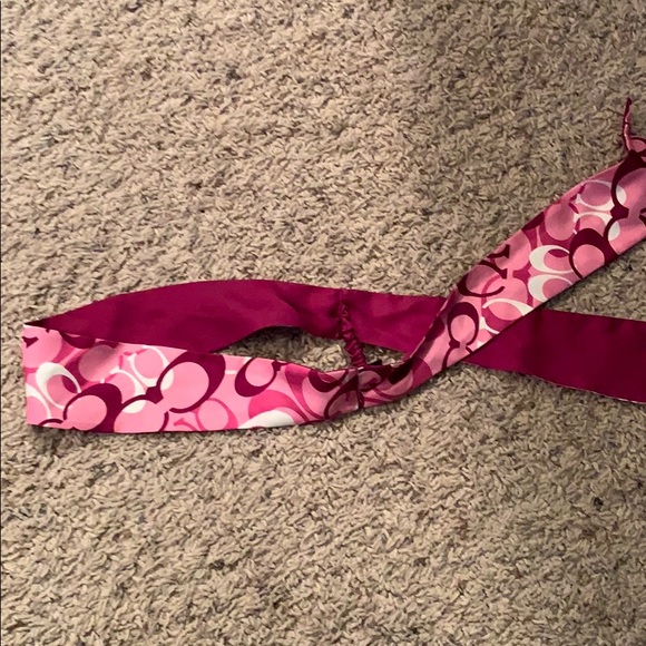 Coach Pink Headband